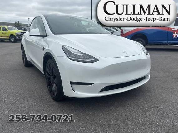 TESLA MODEL Y 2021 5YJYGDEE1MF117569 image